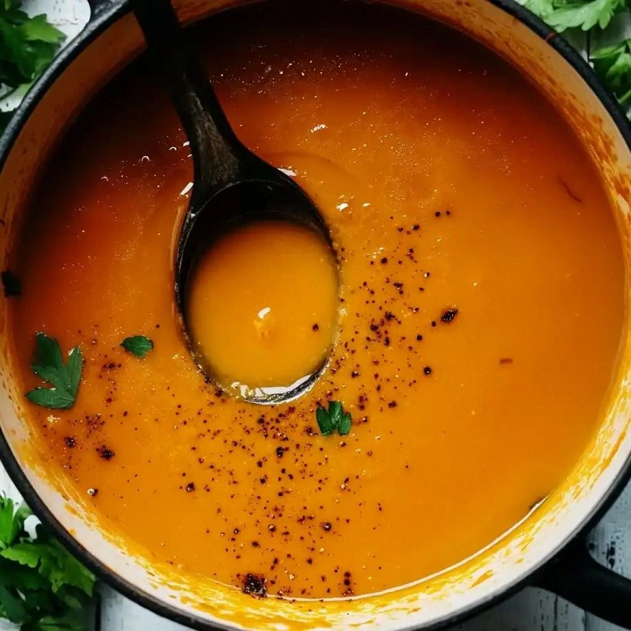 Spiced Carrot and Apple Soup