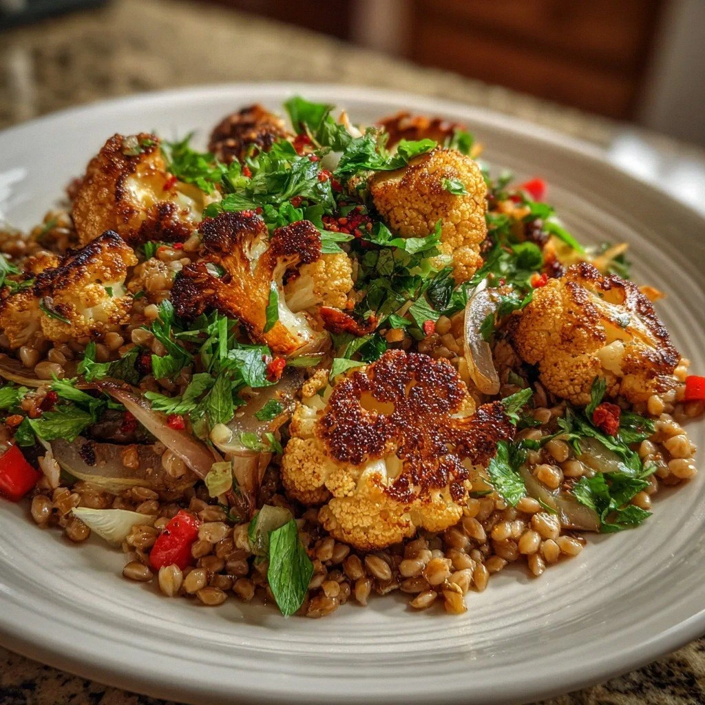 Spiced Roasted Cauliflower & F