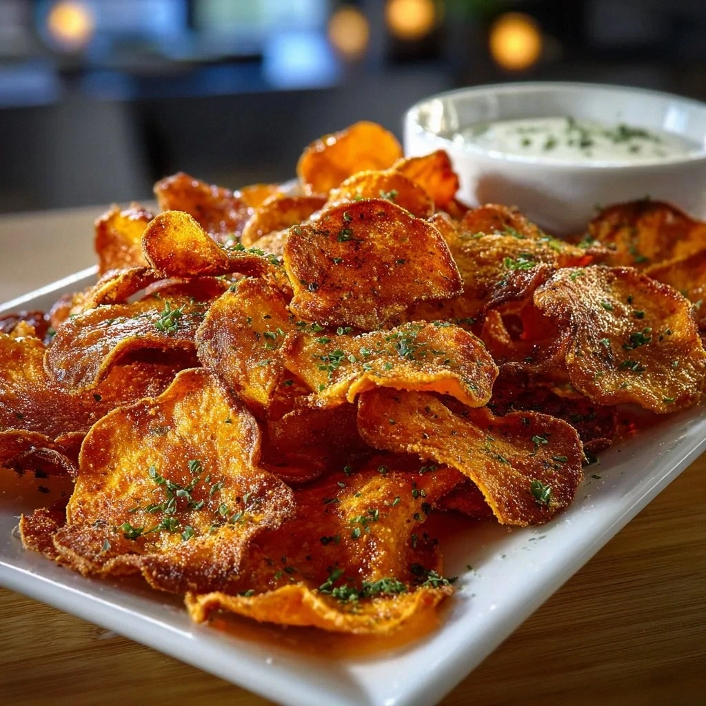 Spiced Sweet Potato Chips