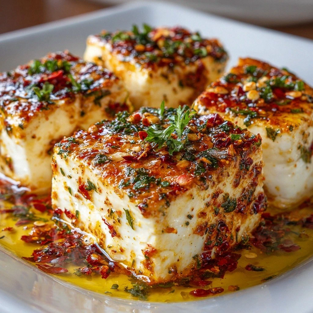 Spicy Baked Feta (Feta Psiti) 