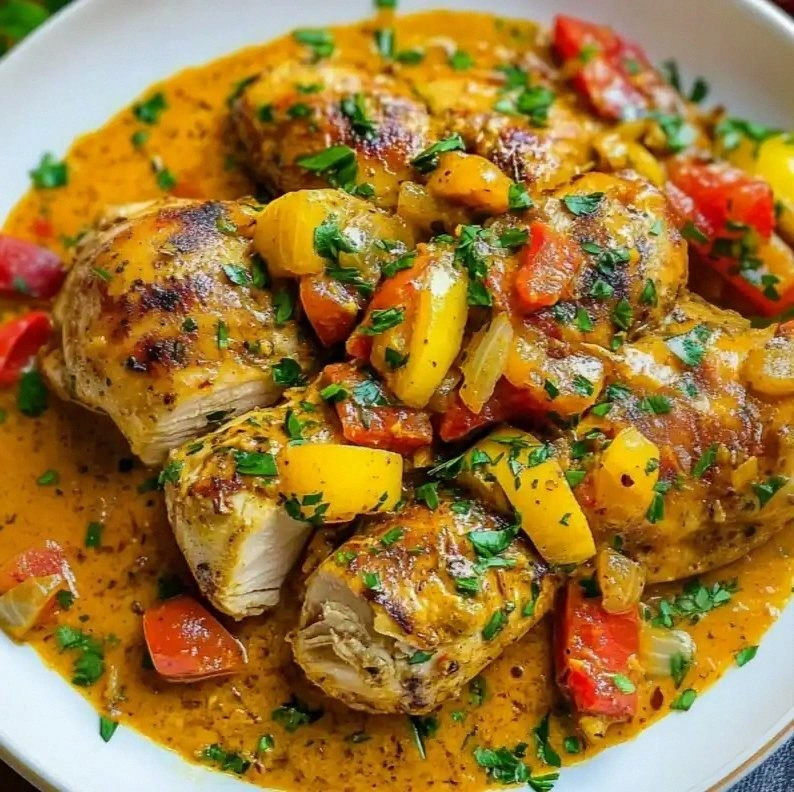 Spicy Brazilian Coconut Chicke