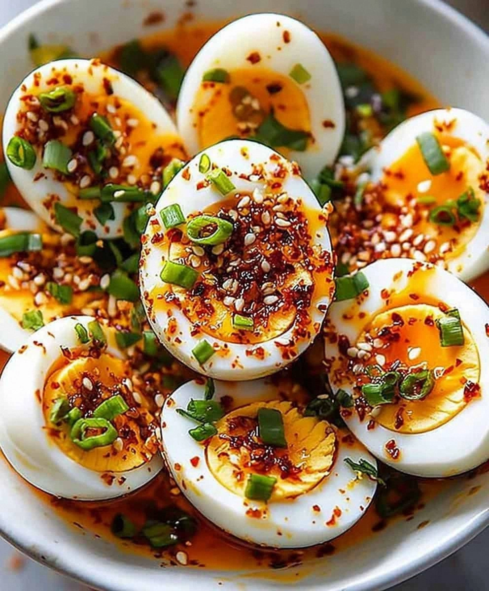 Spicy Chili Garlic Deviled Eggs: A Flavorful Twist on a Classic Recipe