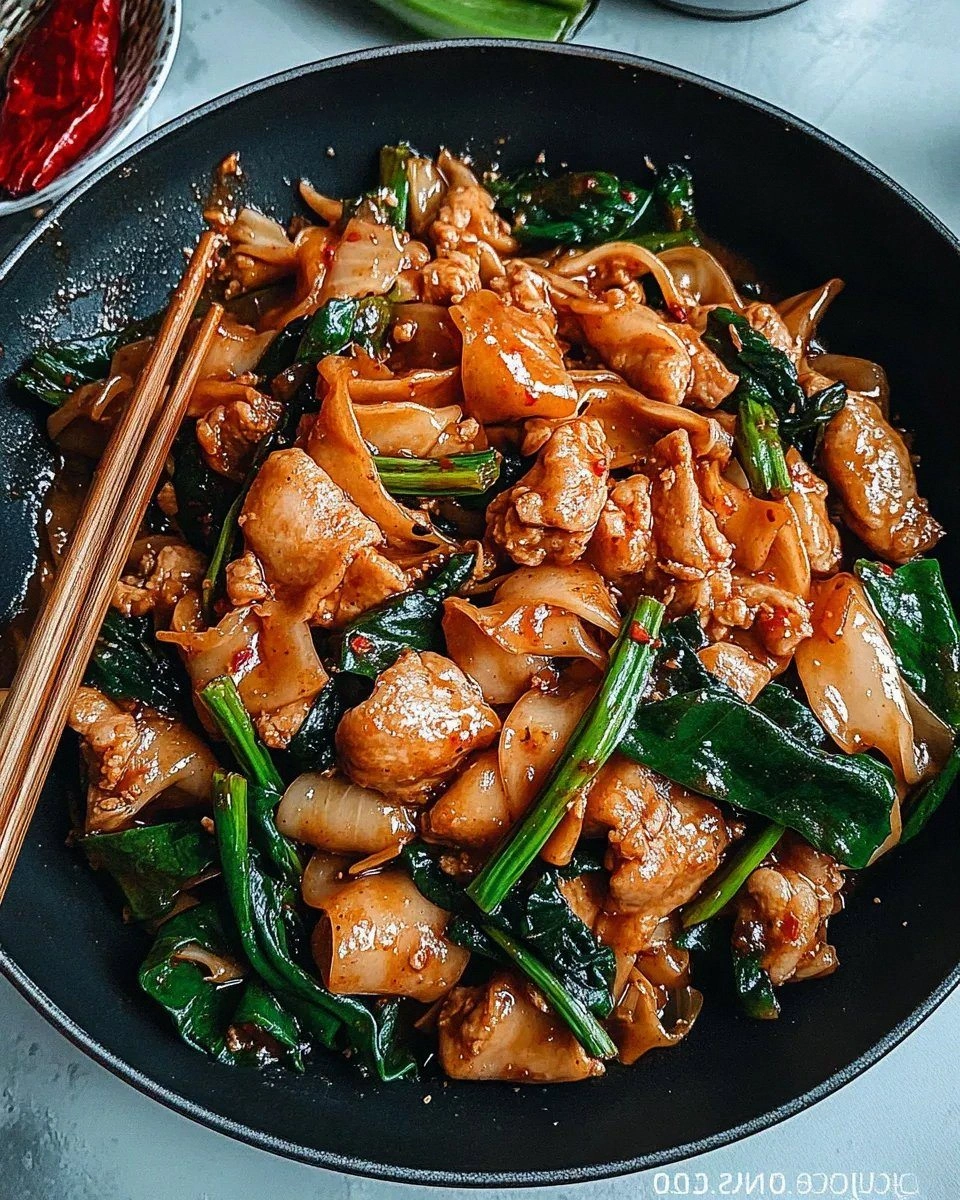 Spicy Drunken Noodles are a must-try Thai delight!