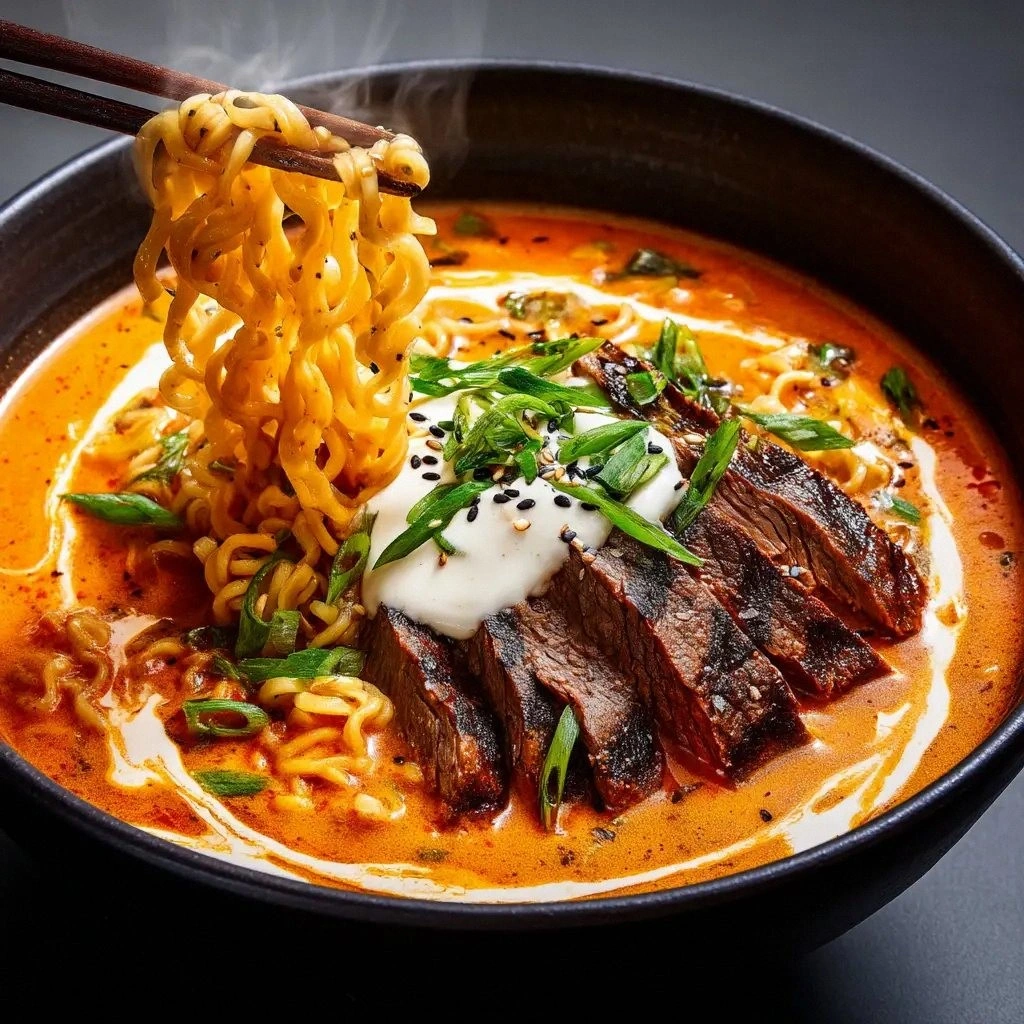 Spicy Korean Ramen: The Ultima