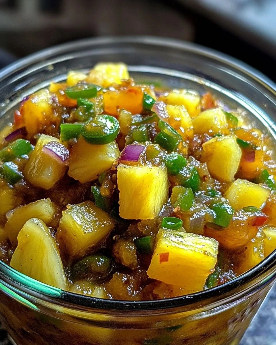 Spicy Pineapple Jalapeño Chutney