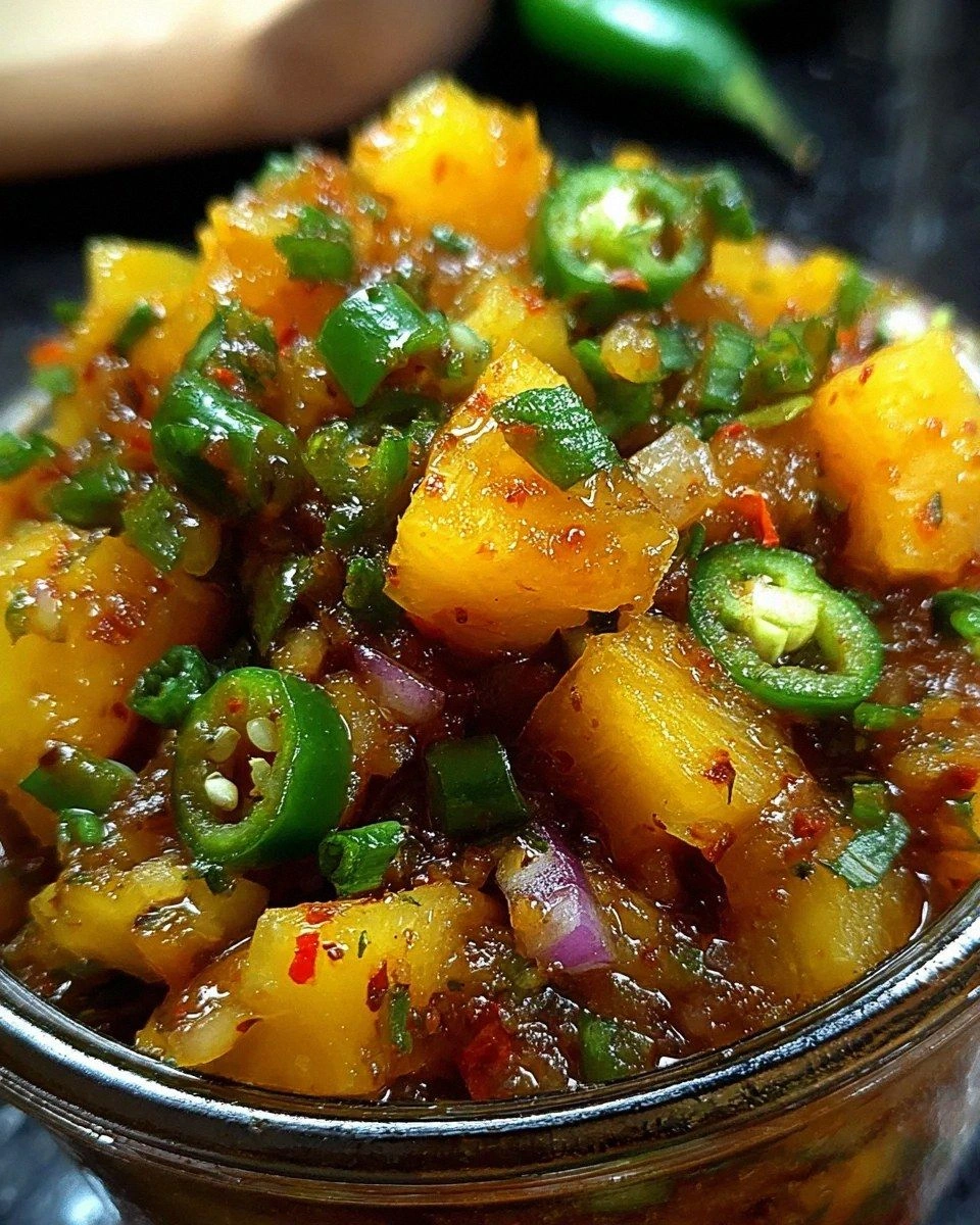 Spicy Pineapple Jalapeño Chutney