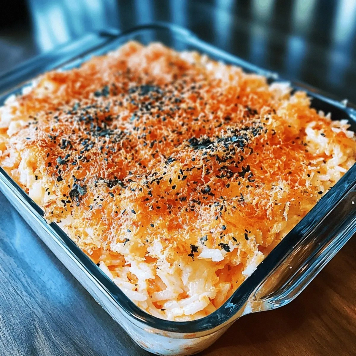 Spicy Tuna & Creamy Crab Sushi Bake: A Crispy Delight for All