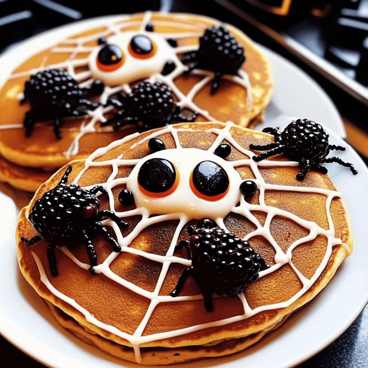 Spider Pancakes: Fun Halloween Breakfast for Kids to Enjoy