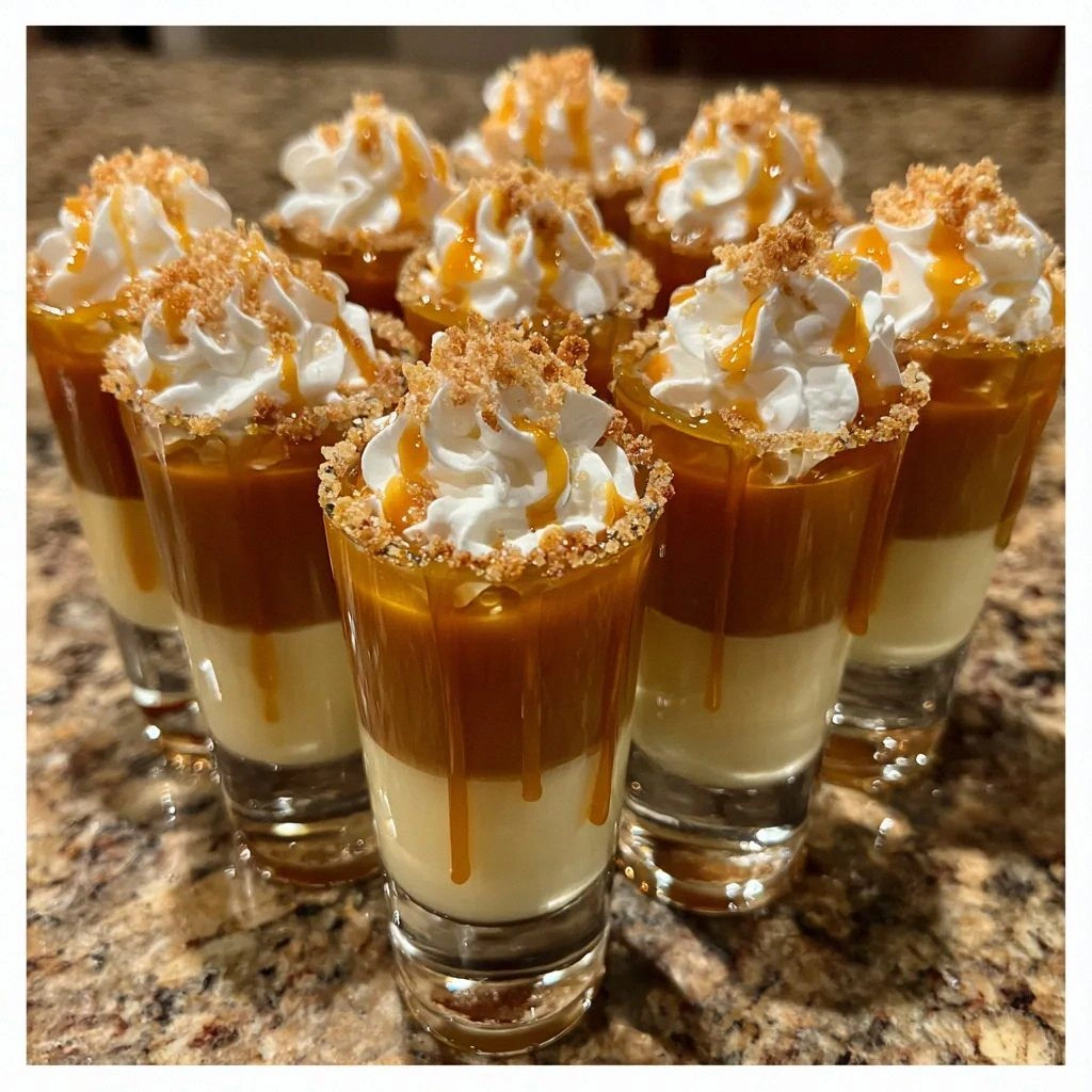 Spiked Caramel Apple Shot