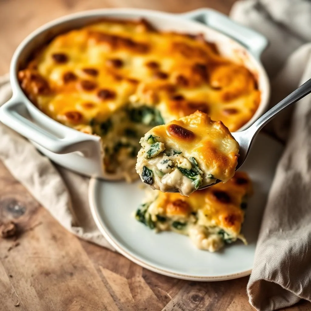 Spinach And Artichoke Casserole