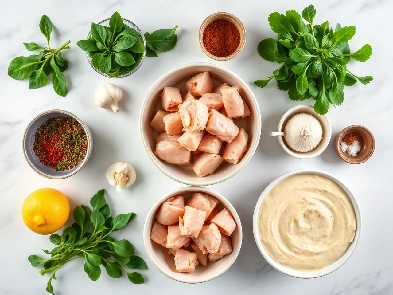 Ingredients for Spinach And Artichoke Dip