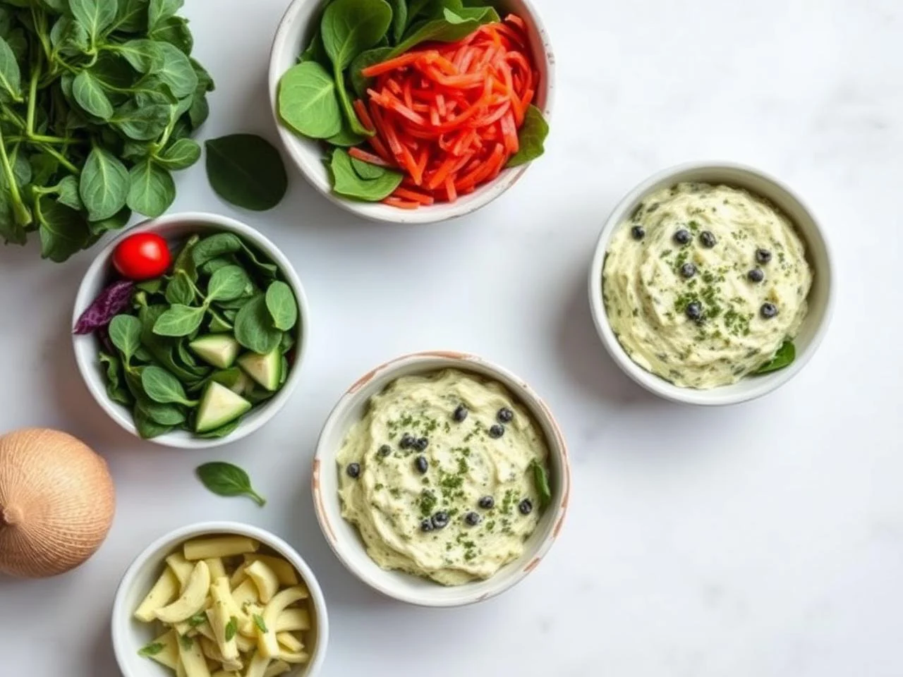 Ingredients for Spinach And Artichoke Dip