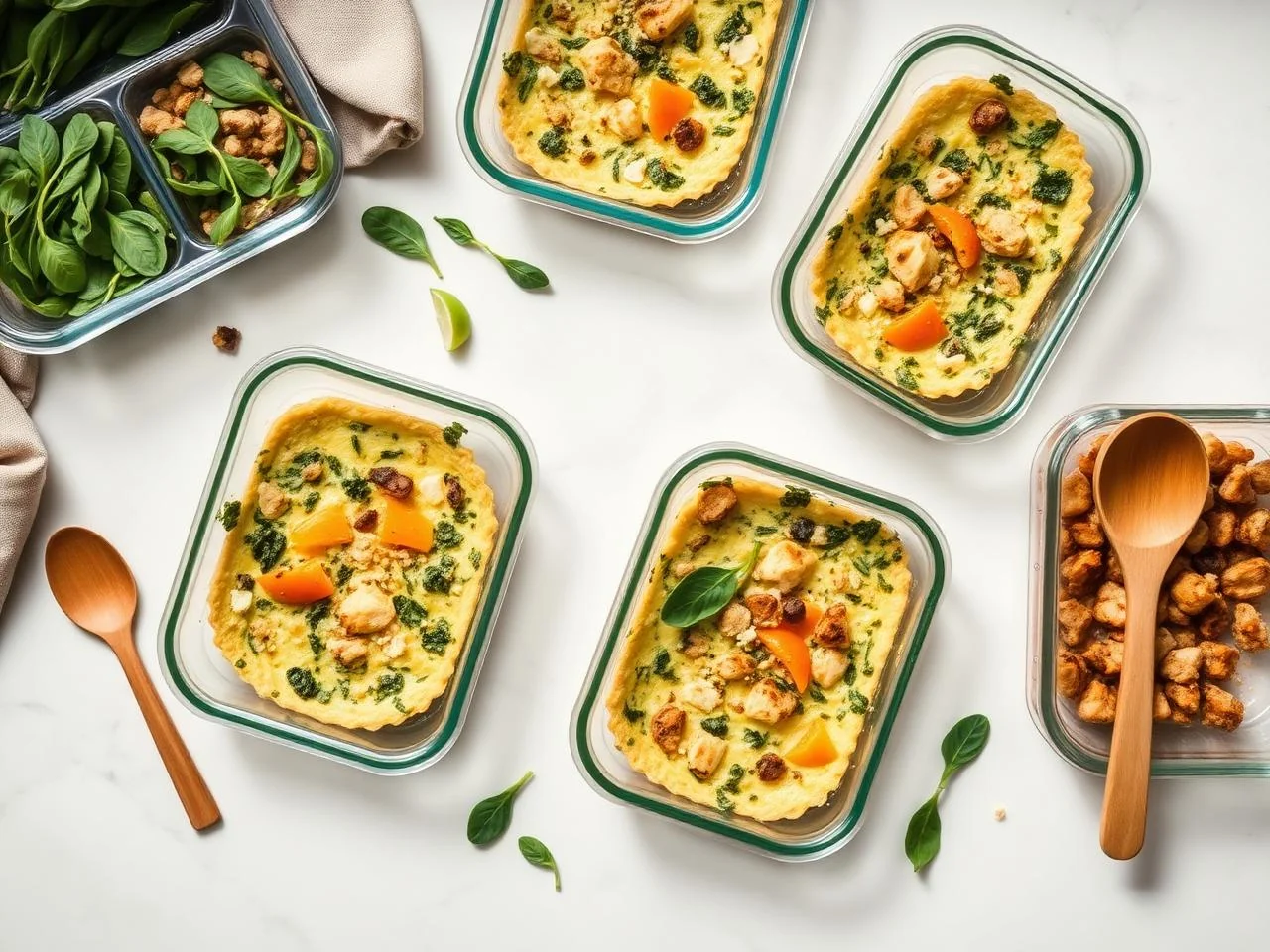 Spinach And Feta Quiche