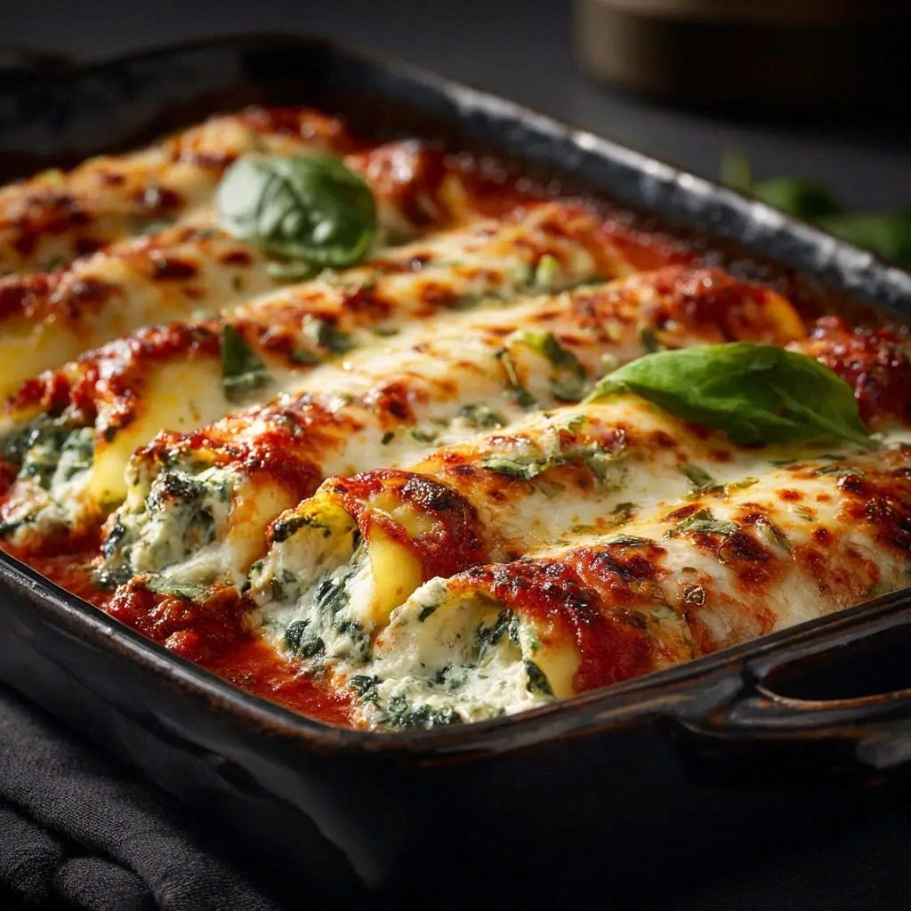 Spinach and Ricotta Stuffed Ma