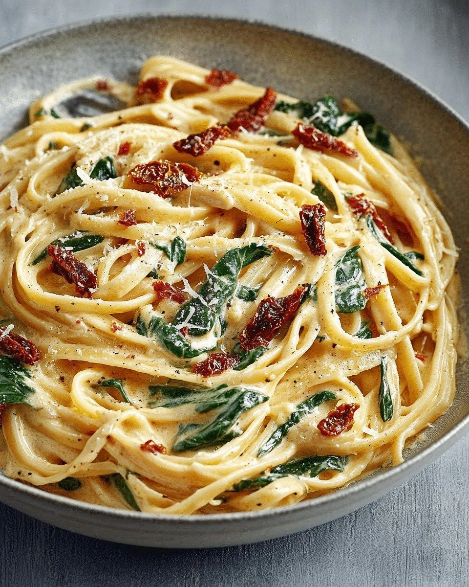 Spinach and Sun-Dried Tomato L