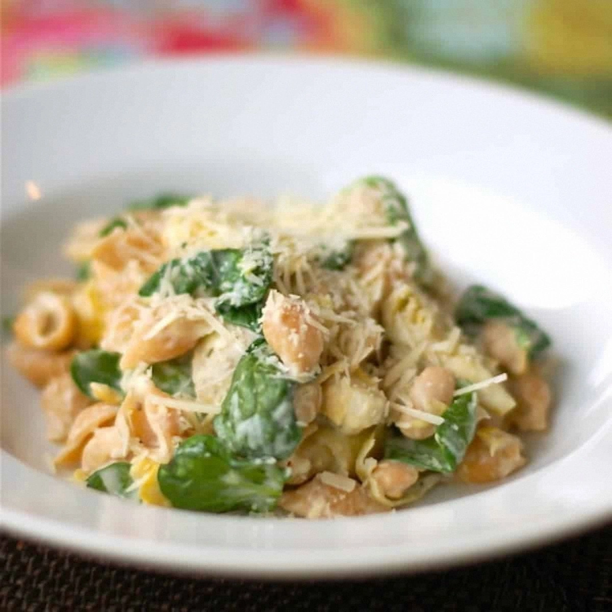Spinach Artichoke Pasta