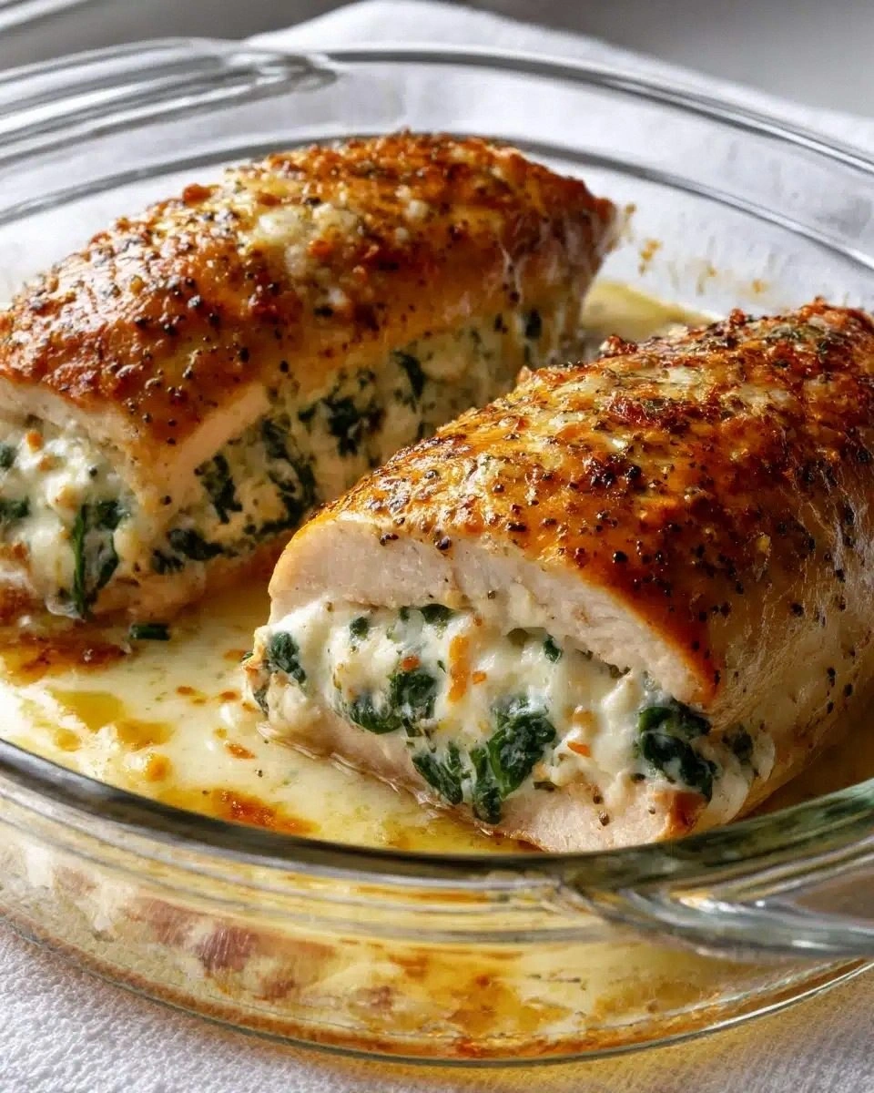 Spinach Cream Cheese Stuffed C