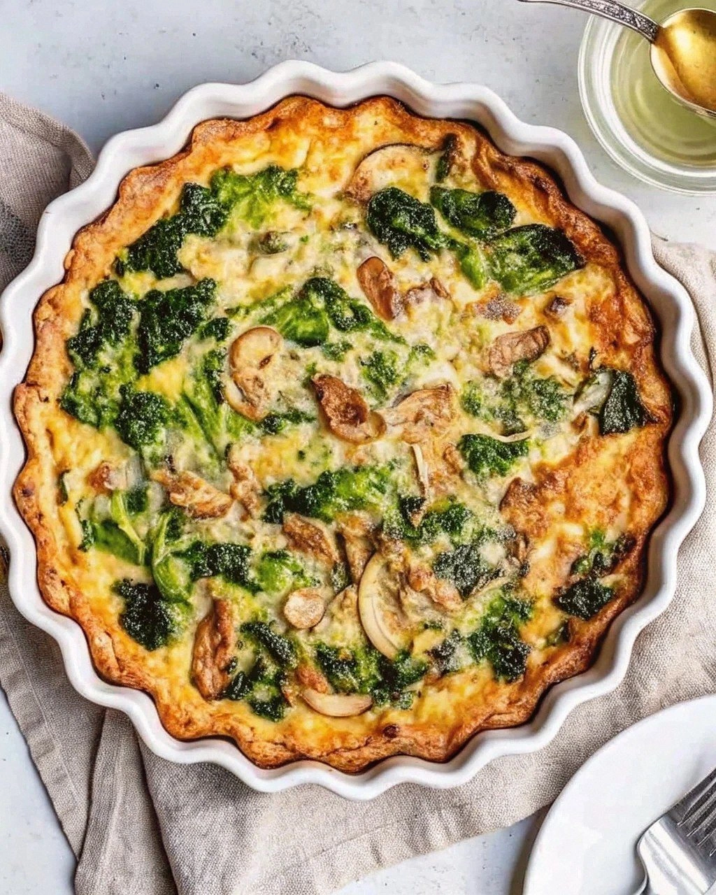 Spinach & Mushroom Quiche: A Classic Dish for Any Occasion