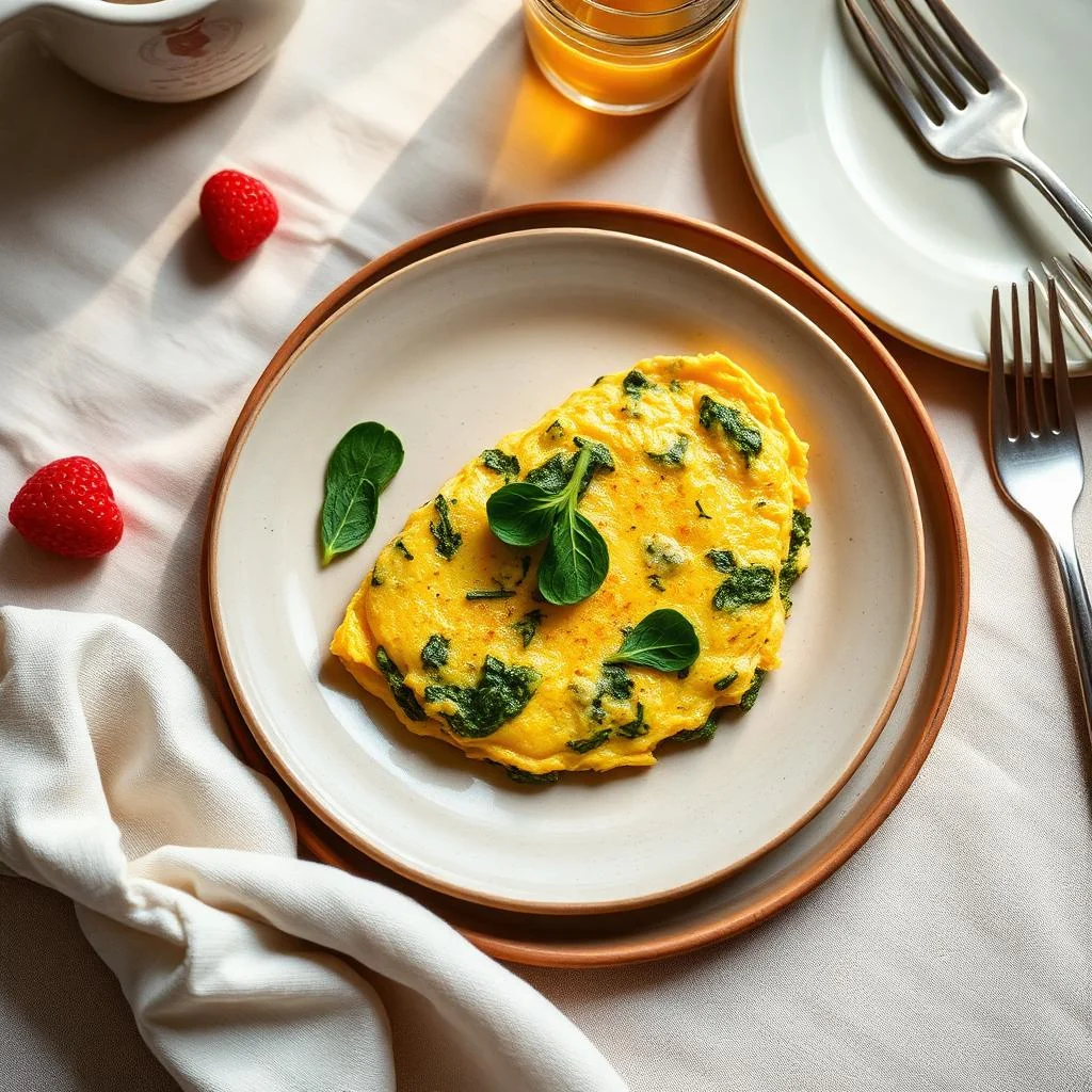 Spinach Omelette