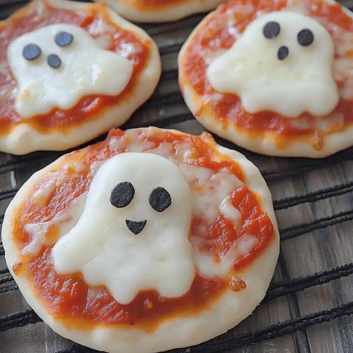 Spooktacular Mini Ghost Pizzas: Easy Halloween Fun for All