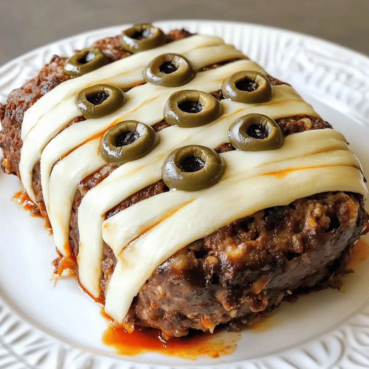 Spooktacular Mummy Meatloaf Dinner that Kids Will Love
