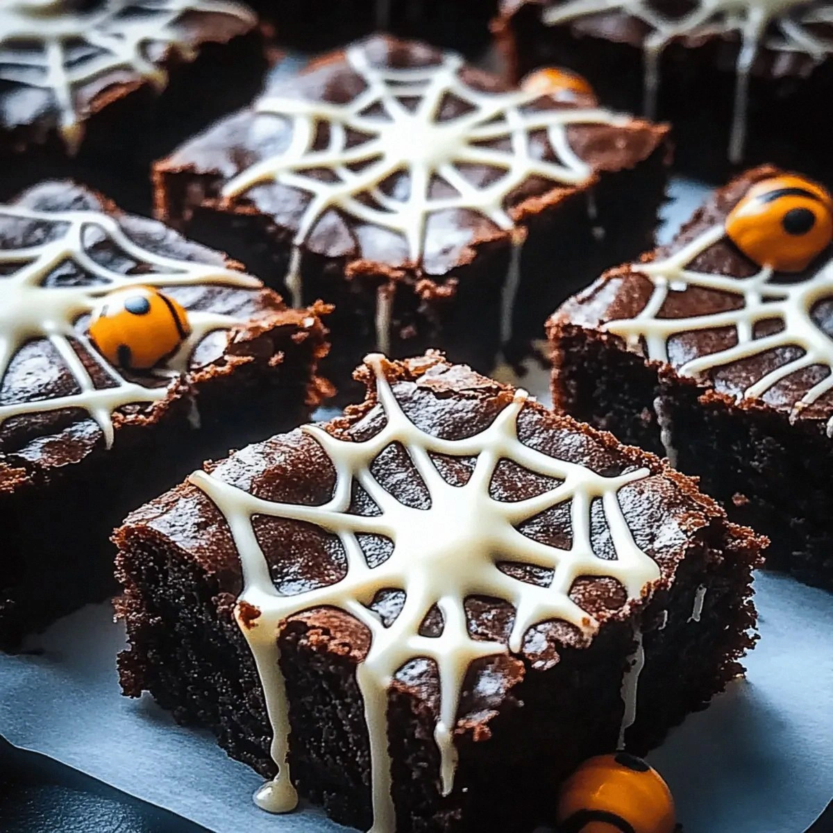 Spooky Spider Web Halloween Brownies Recipe to Wow Everyone