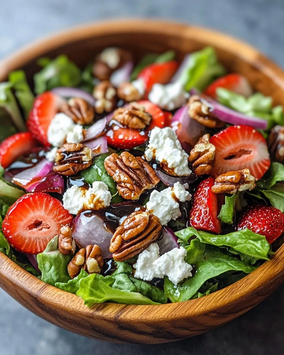 Spring Mix Salad with Balsamic Honey Dressing