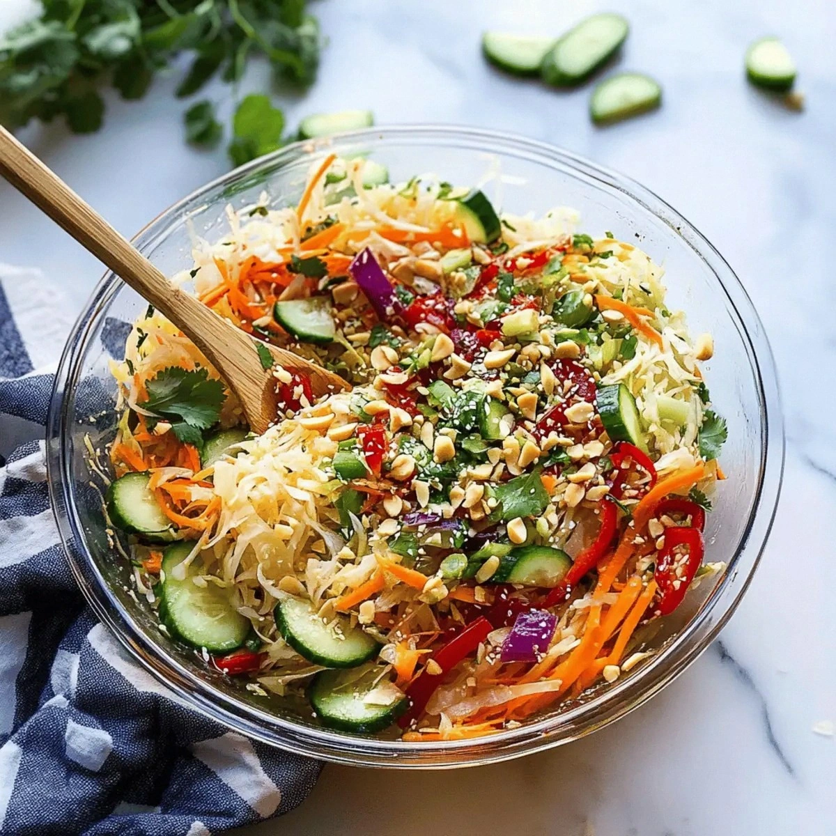 Spring Roll Salad with Spicy Ginger: A Colorful Refresh!