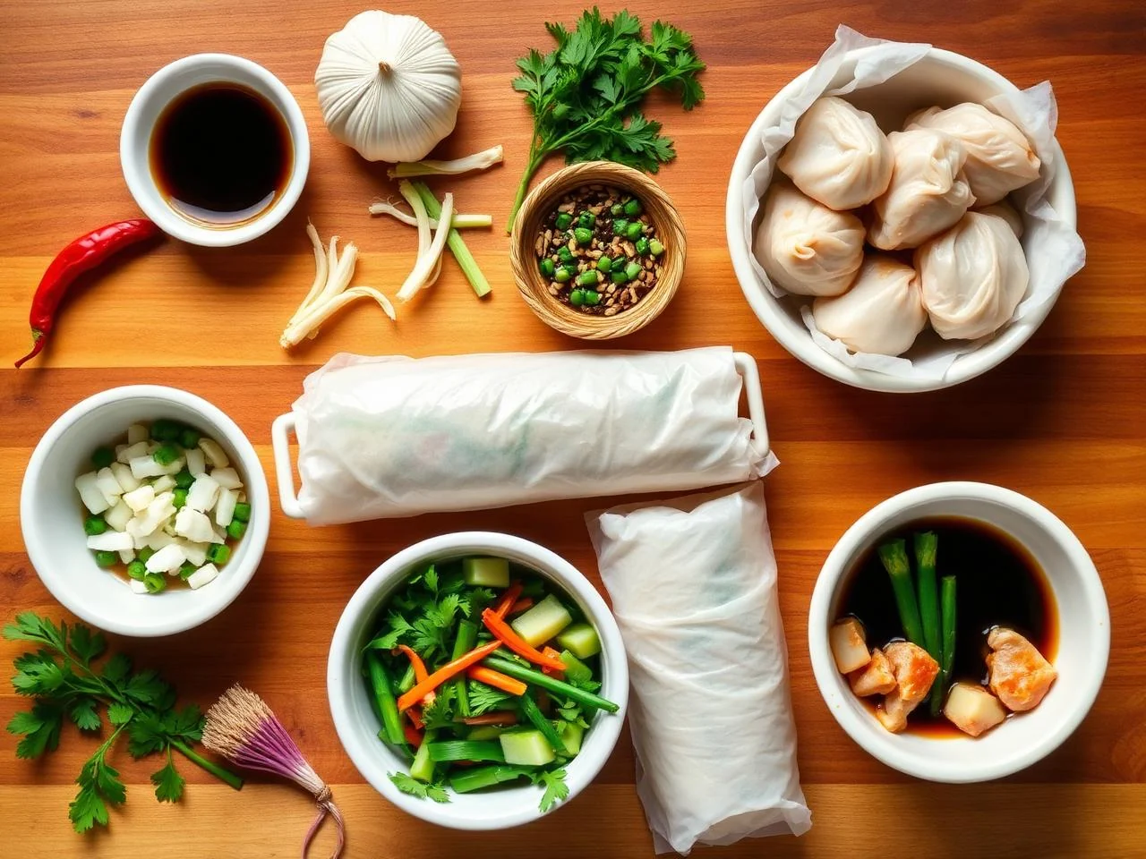 Ingredients for Spring Rolls