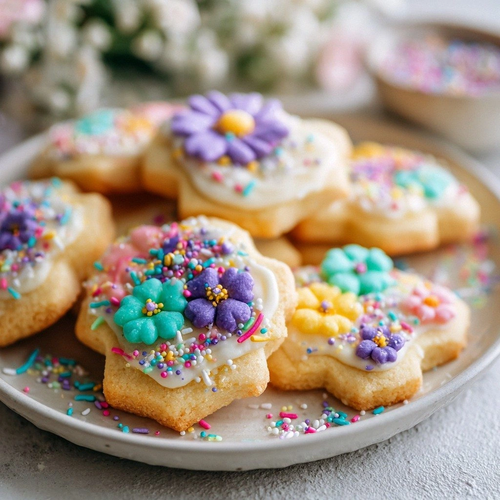Spring Shortbread Cookies : Bu