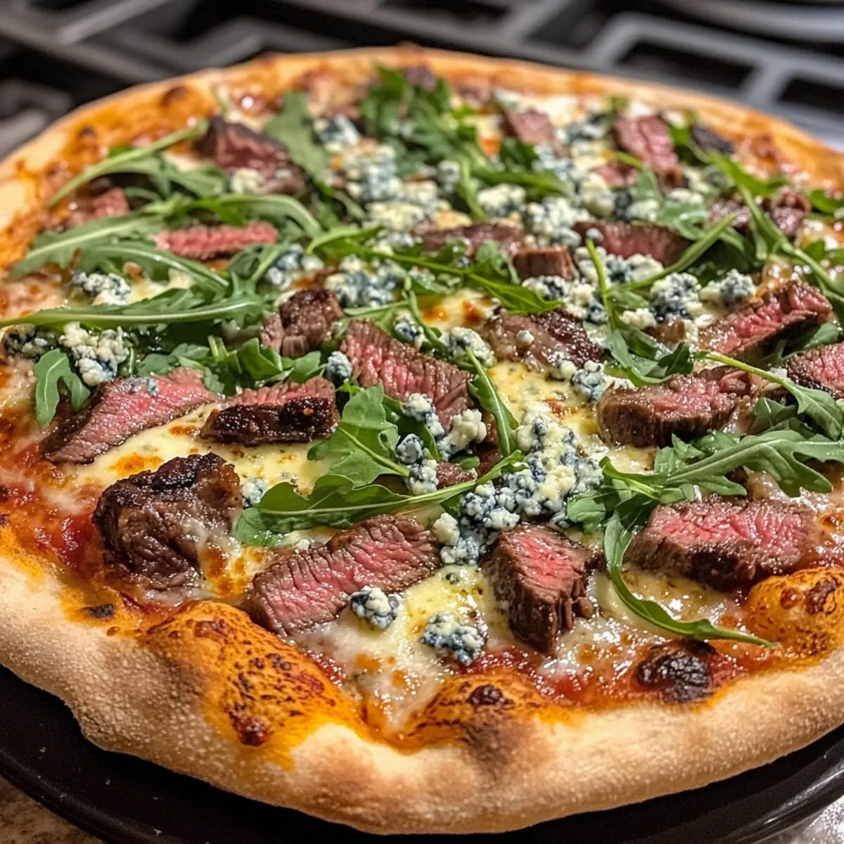 Steak and Blue Cheese Pizza: A Gourmet Twist on Comfort Food