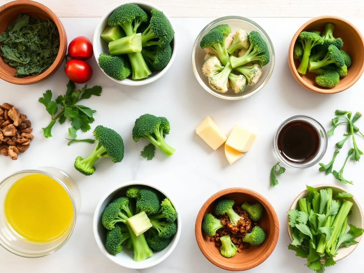 Ingredients for Steamed Broccoli