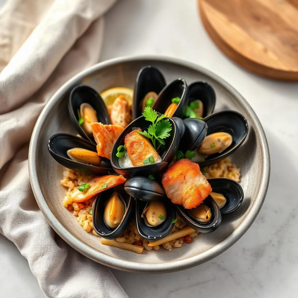 Steamed Mussels