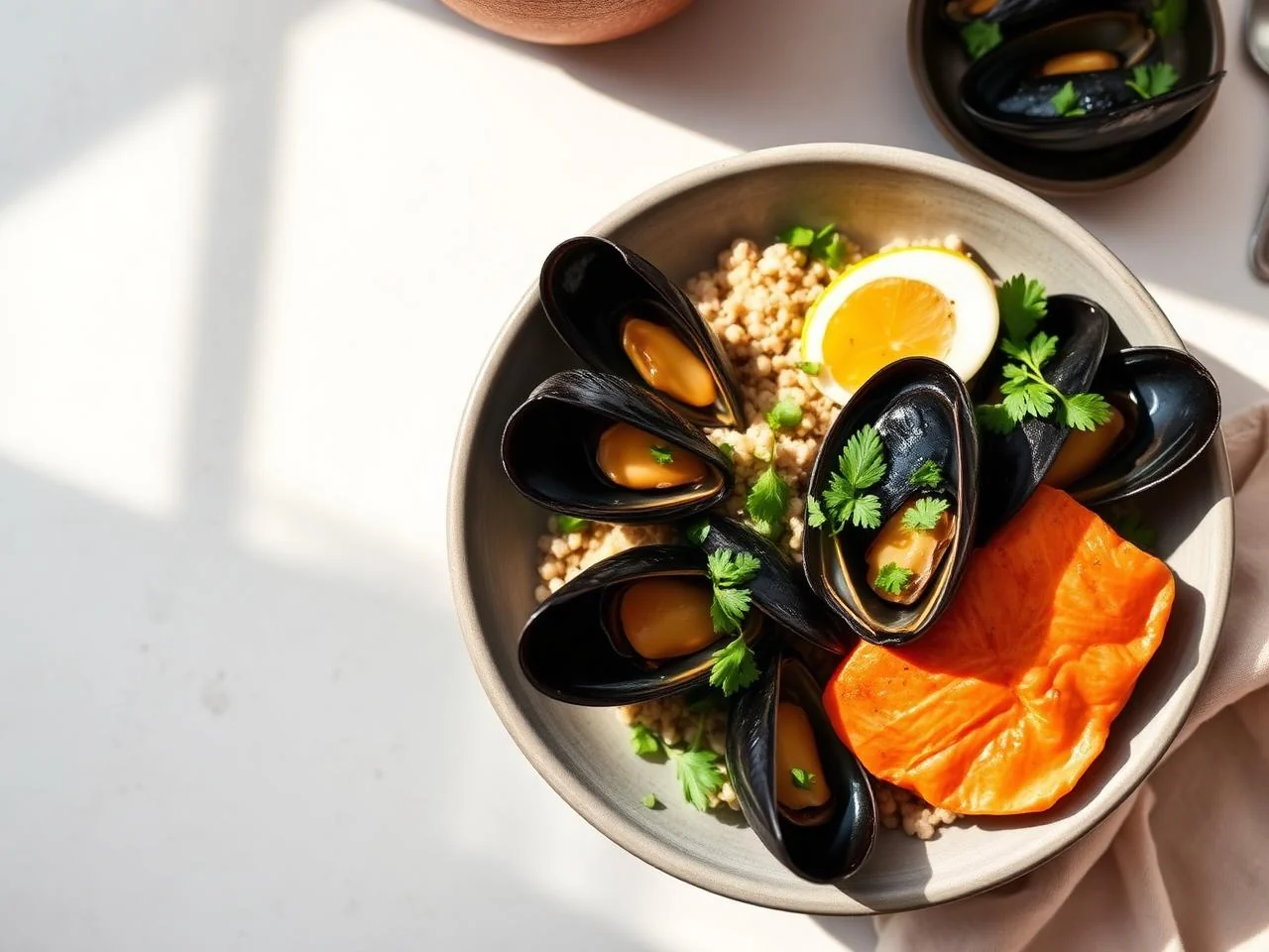 Steamed Mussels