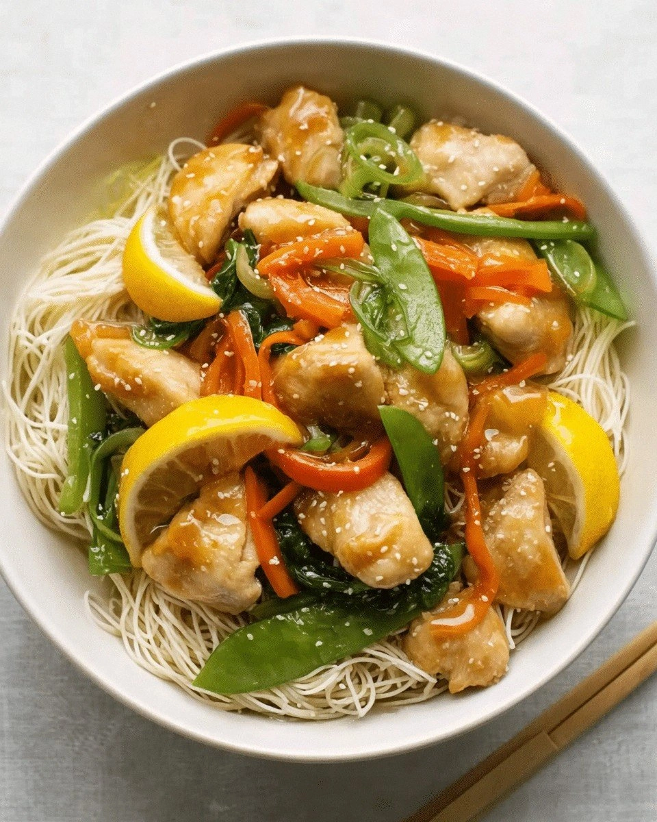 Sticky Lemon Chicken Stir-Fry