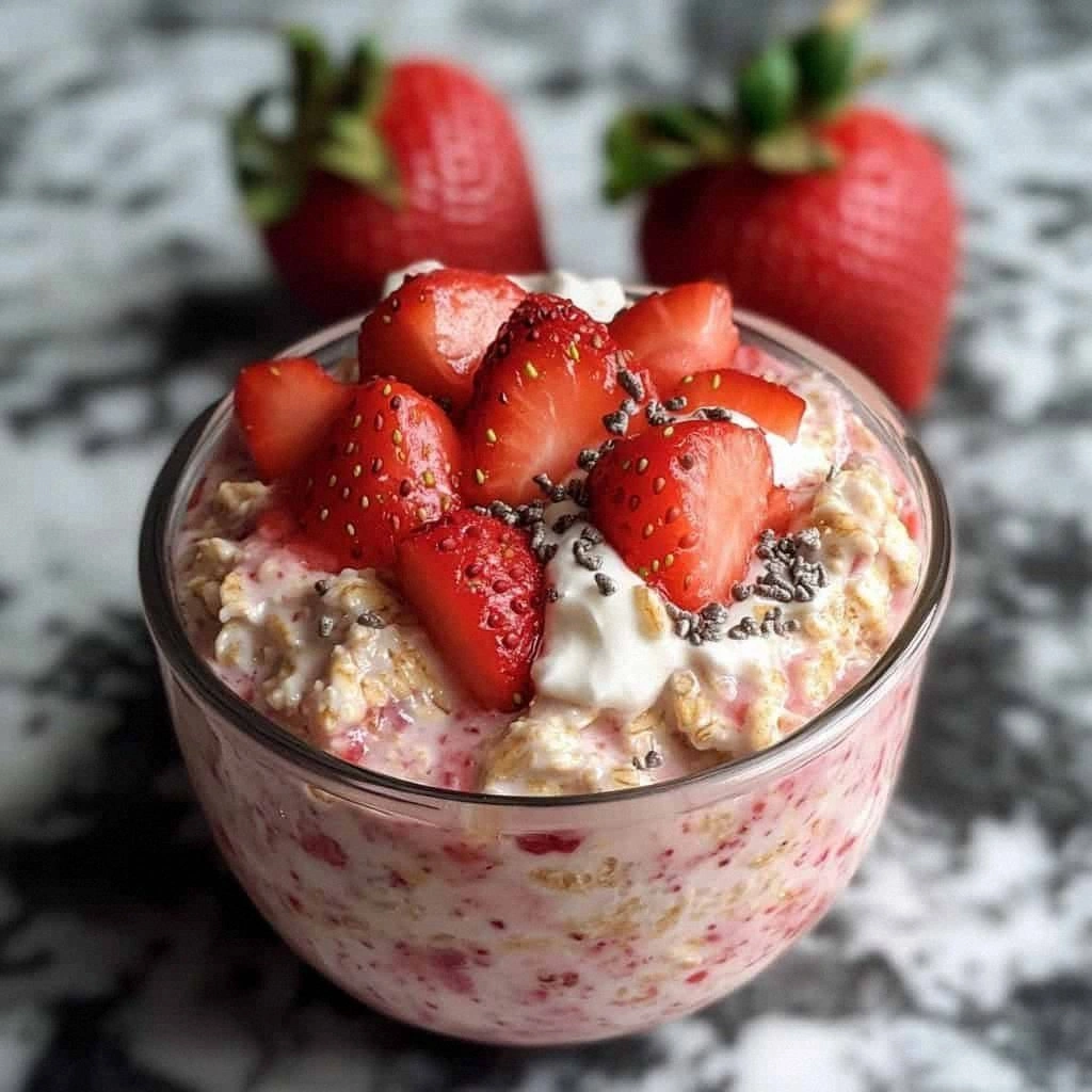 Strawberries and Cream Oats: A Delicious and Healthy Breakfast Recipe