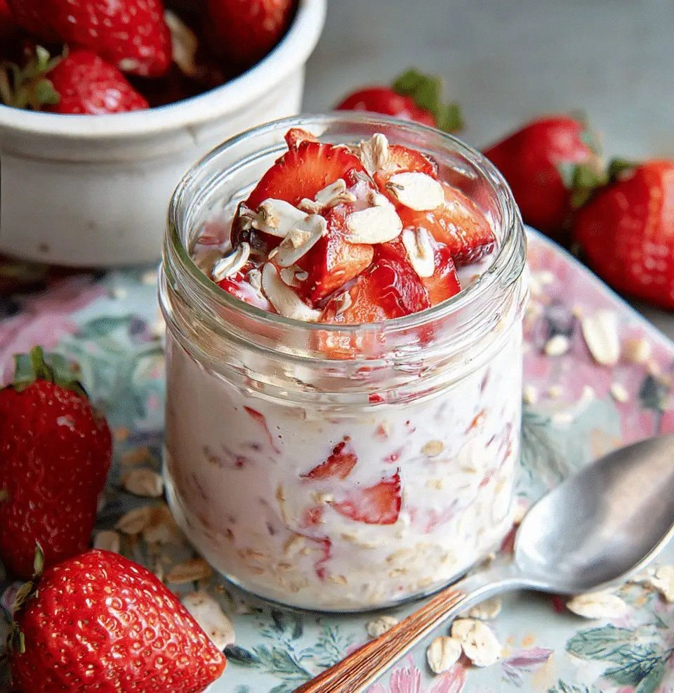 Strawberries and Cream Overnig