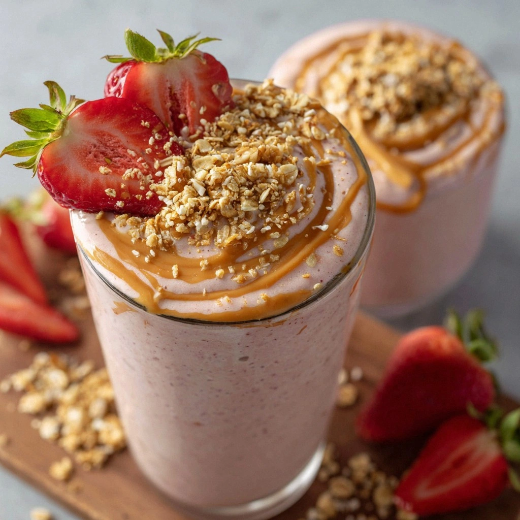 Strawberry Almond Swirl Smooth