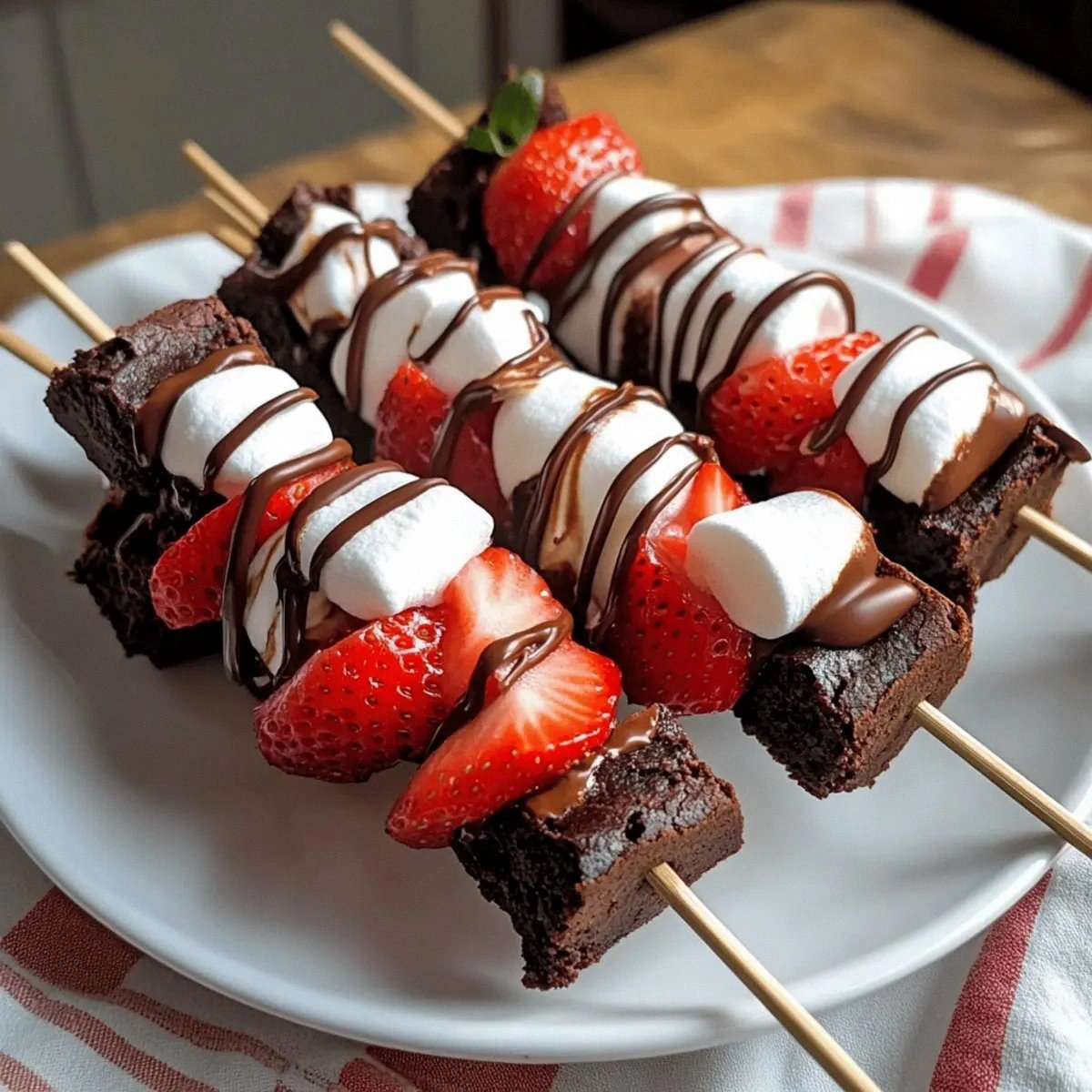 Strawberry Brownie Kabobs: A Fun, Fruity Dessert Adventure