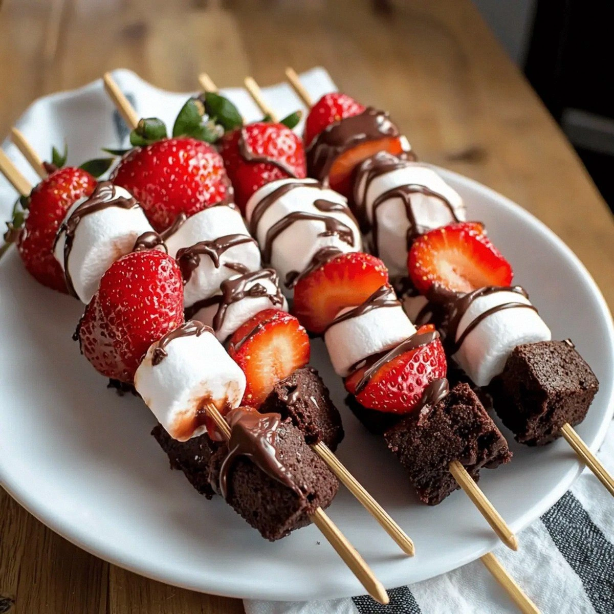Strawberry Brownie Kabobs: A Fun, Fruity Dessert Adventure