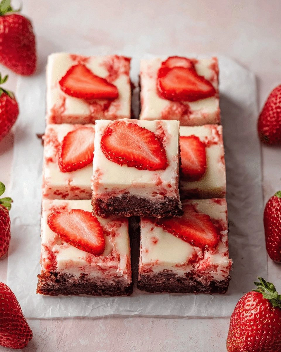 Strawberry Brownies
