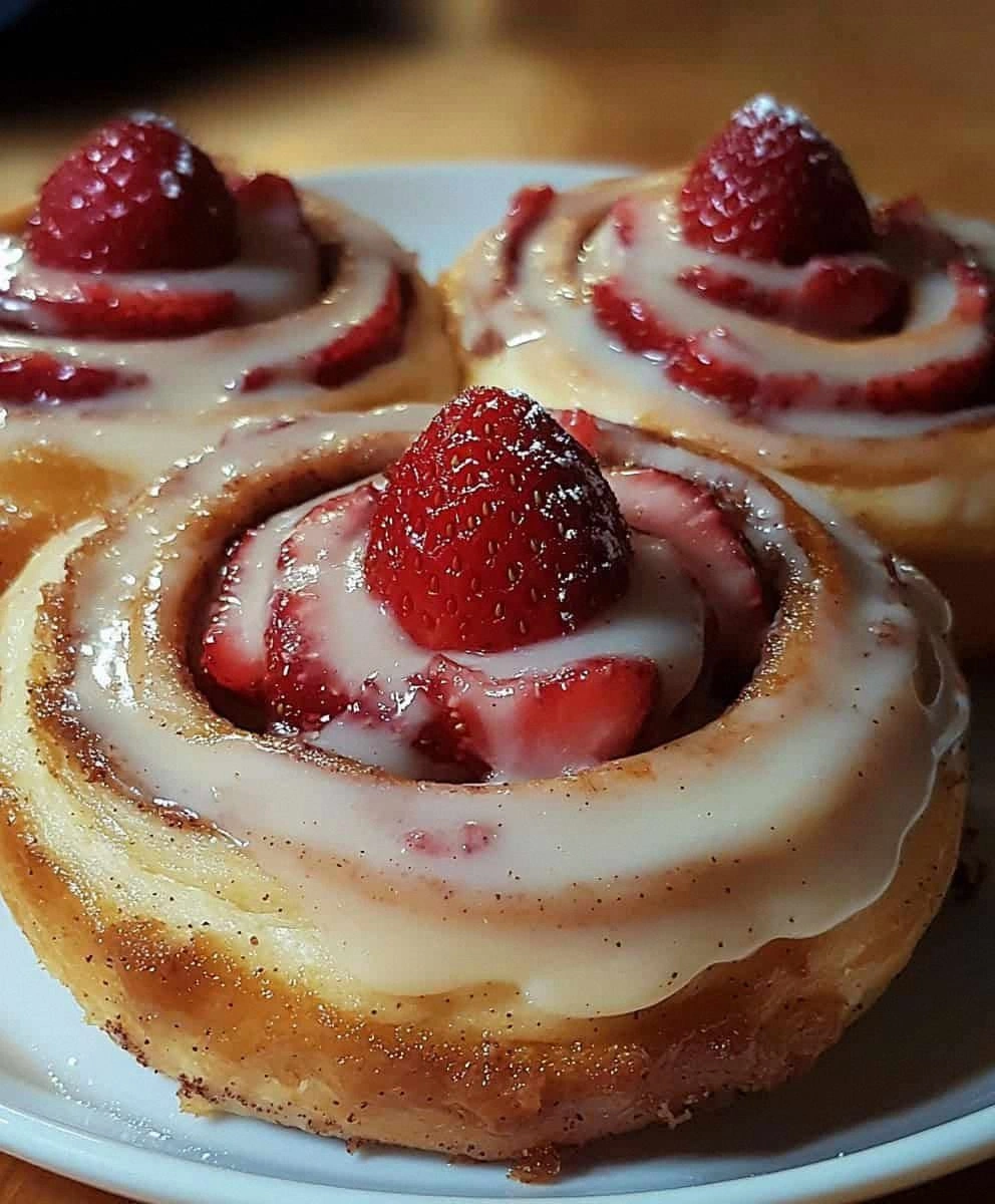 Strawberry Cheesecake Cinnamon Rolls: A Delicious Twist on a Classic Treat
