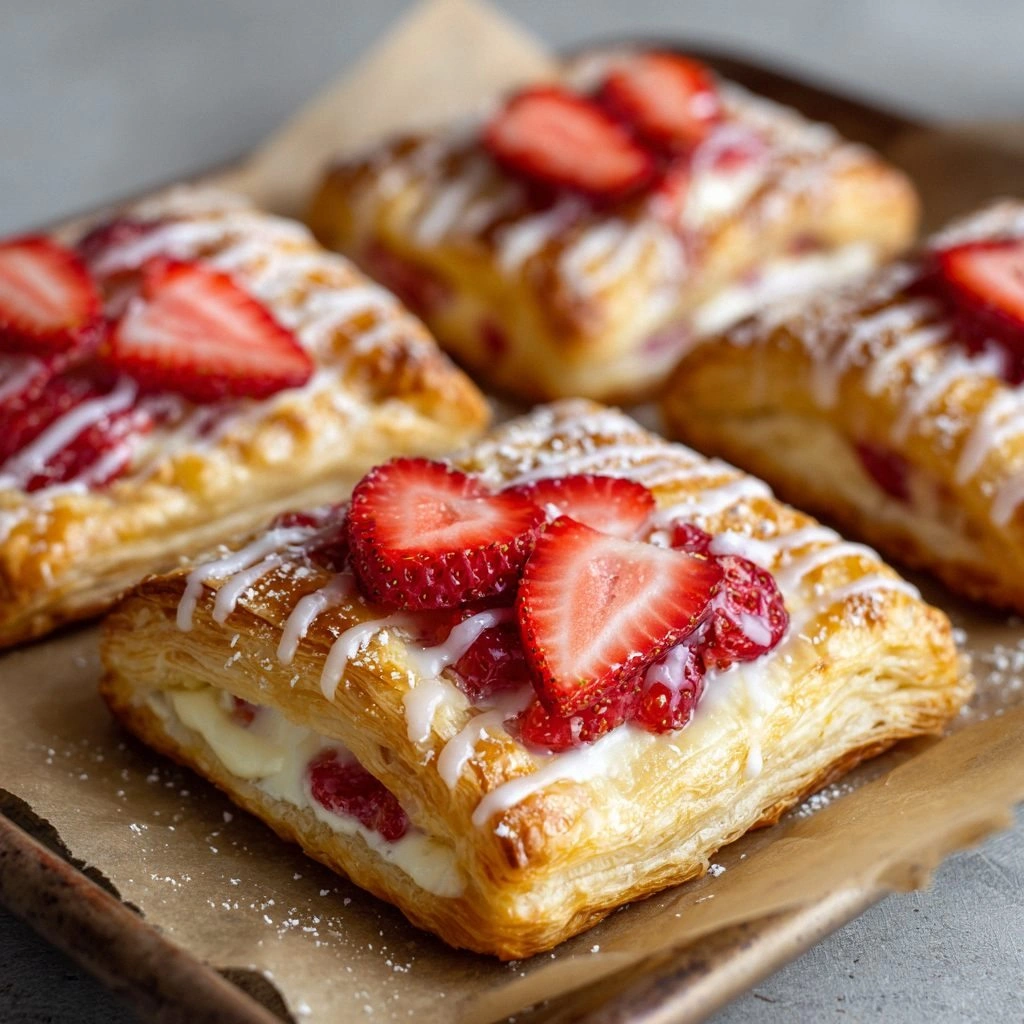 Strawberry Cheesecake Danish