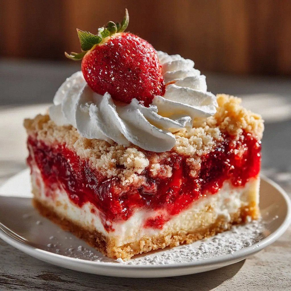 Strawberry Cheesecake Dump Cak