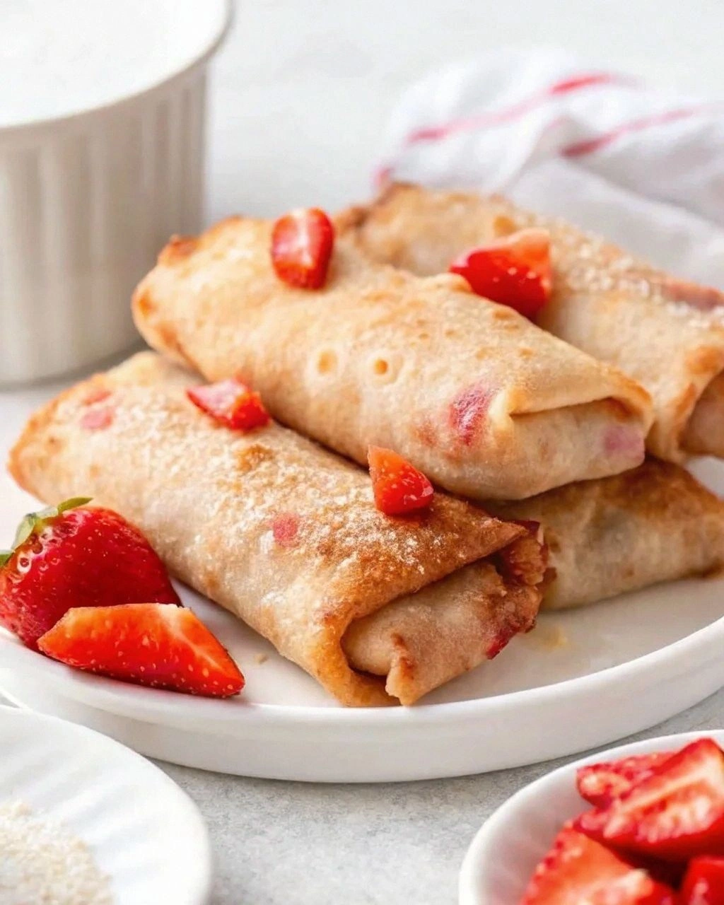 Strawberry Cheesecake Eggroll Bites: A Sweet Twist on a Classic Dessert