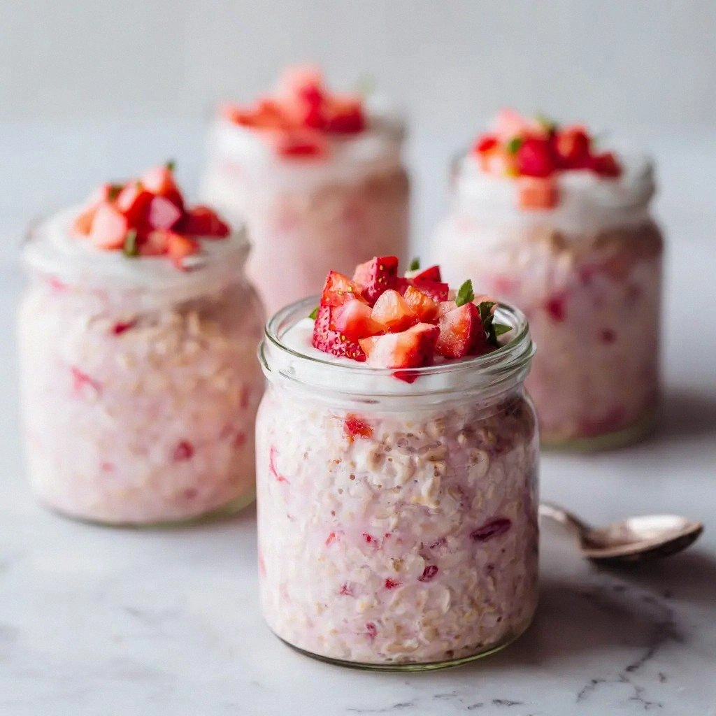 Strawberry Cheesecake Overnigh