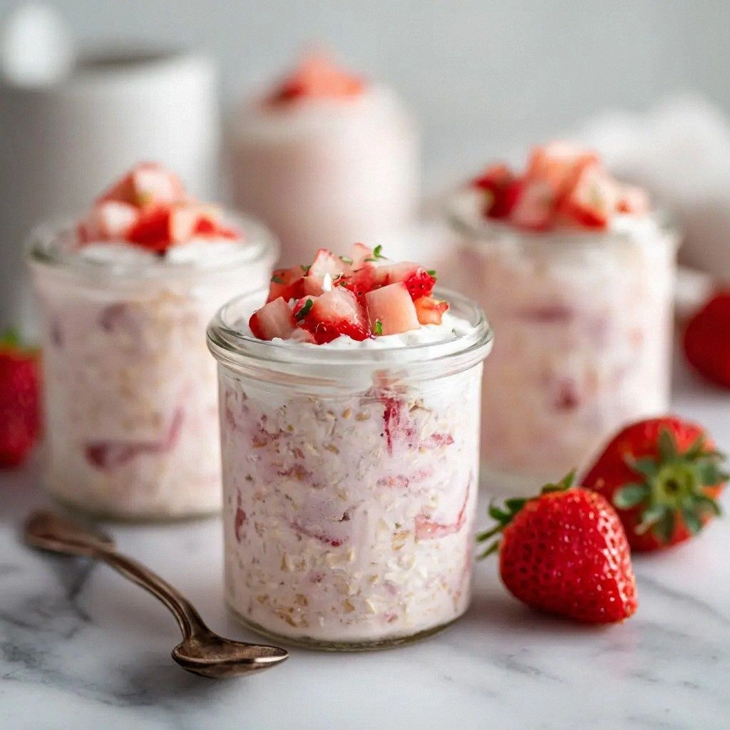 Strawberry Cheesecake Overnigh