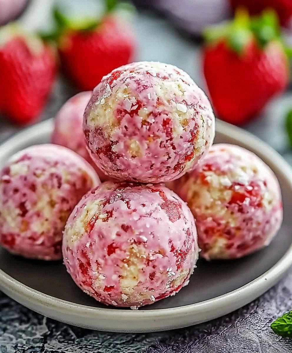 Strawberry Cheesecake Protein Balls: A Delicious and Healthy Snack Recipe