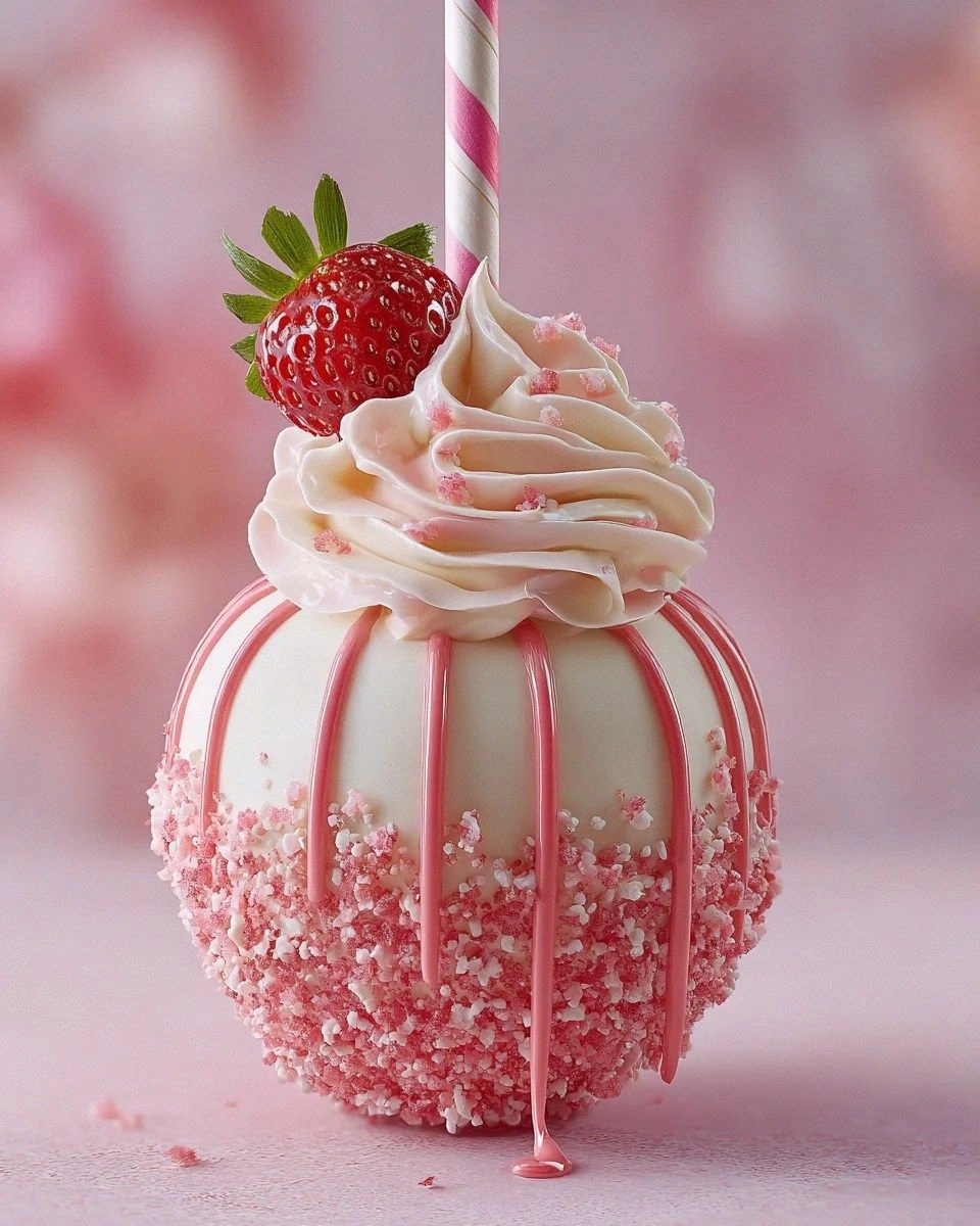 Strawberry Crunch Cheesecake Candy Apples