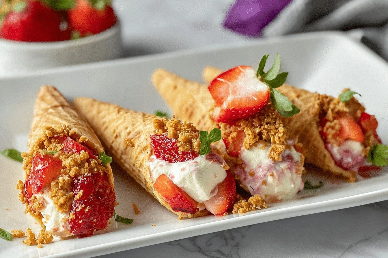 Strawberry Crunch Cheesecake C